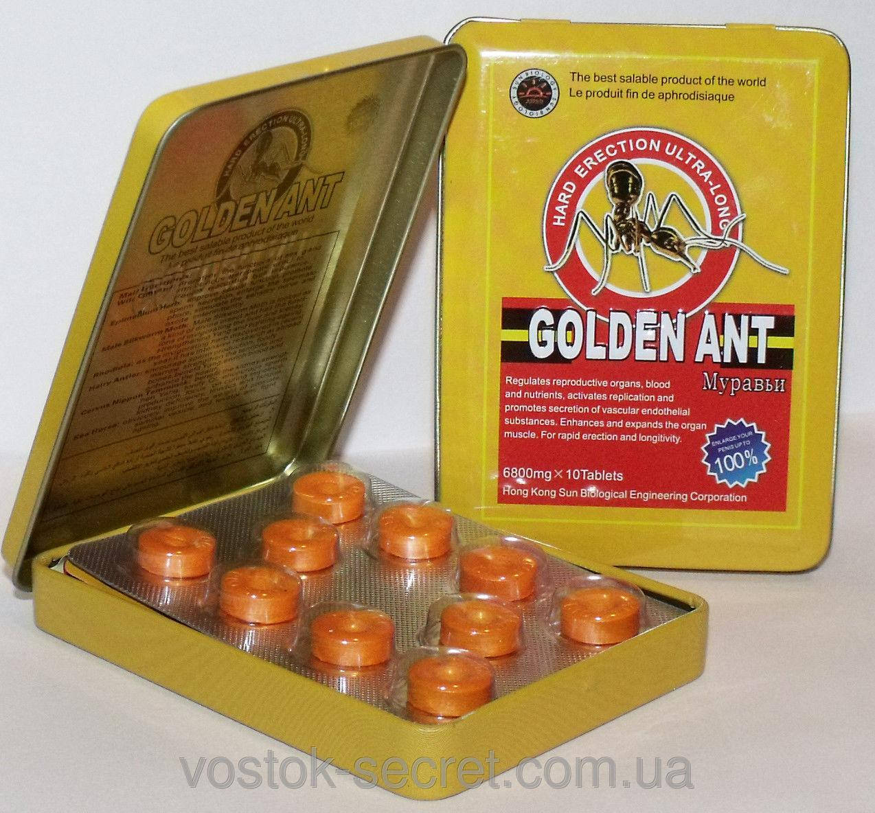 

Препарат для потенции Golden Ant - Золотой Муравей