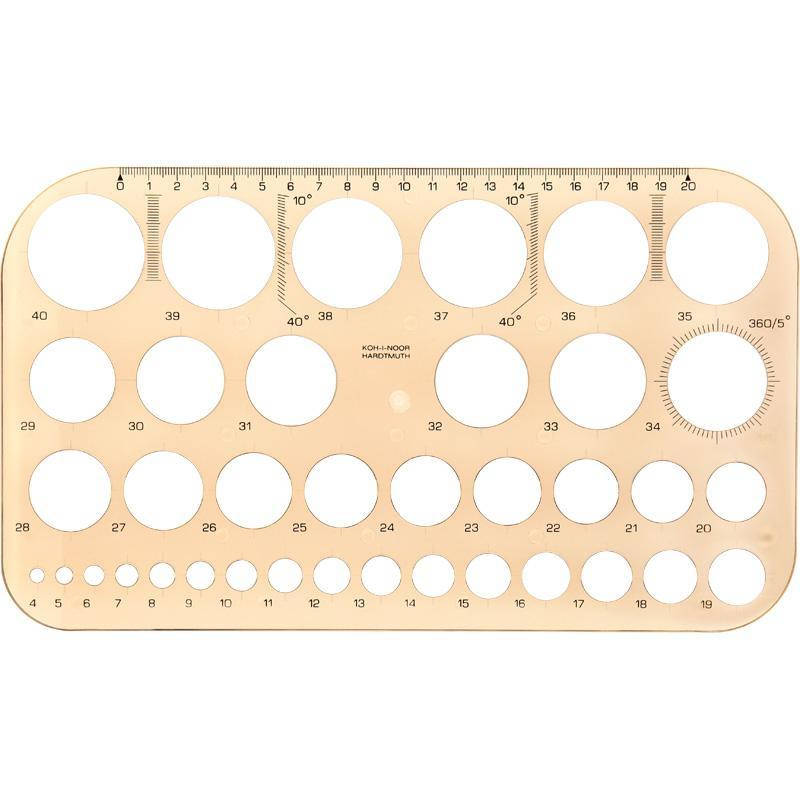 

Шаблон диаметров, Koh-i-noor