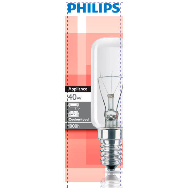 

Лампа для витяжки Appl 40W E14 230-240V T25L CL CH PHILIPS