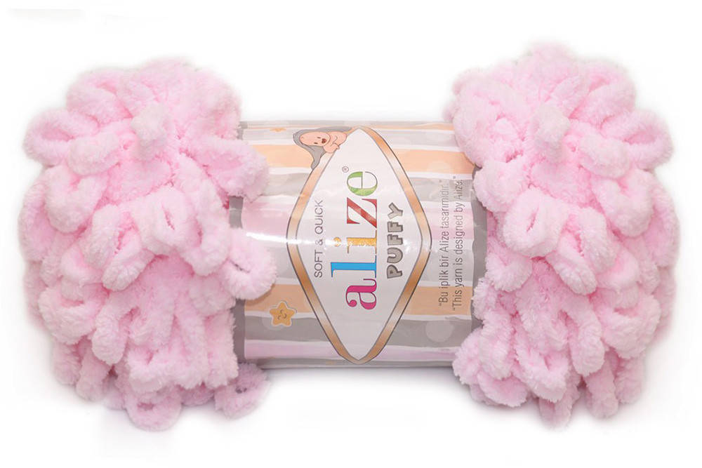 

Alize Puffy, Детский розовый №31