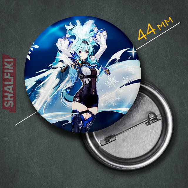 

"Эола Лоуренс (Геншин / Genshin)" значок круглый на булавке Ø44 мм