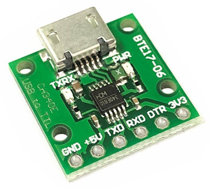 

Модуль CH340 MINI преобразователь micro USB - UART