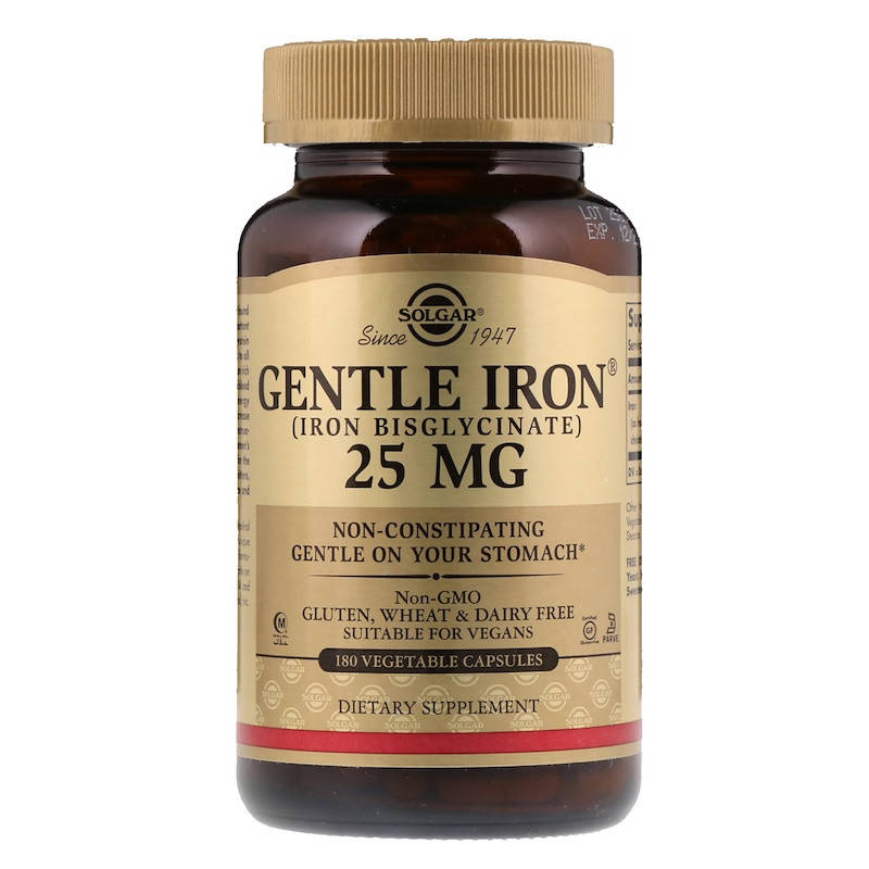 

Железо (Gentle Iron) 25 мг 180 капсул