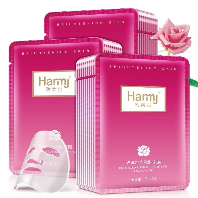 

Увлажняющая тканевая маска с экстрактом розы Harmj Rose Aqua Luster Tender Skin Facial Mask, 25г