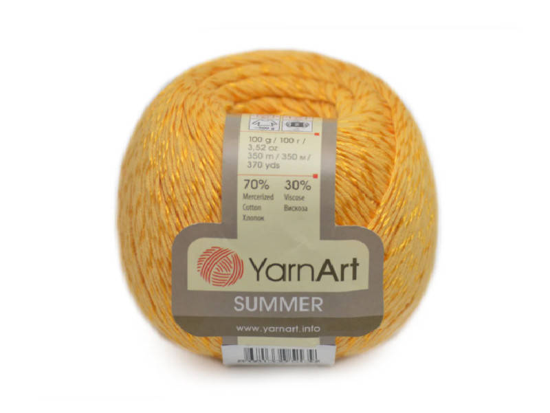 

YarnArt Summer, Желтый №23