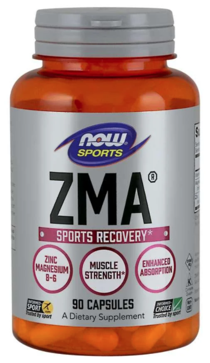 

Препарат для підвищення тестостерону NOW Foods ZMA 90 Caps