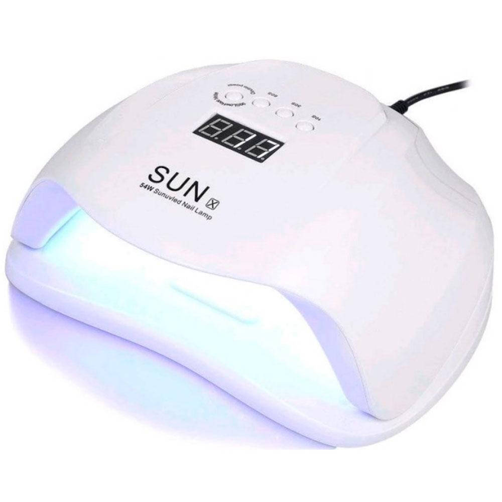 

Лампа для маникюра UV Lamp SUN X 54 Вт / Лампа для ногтей / Лампа для гель лака, Белый