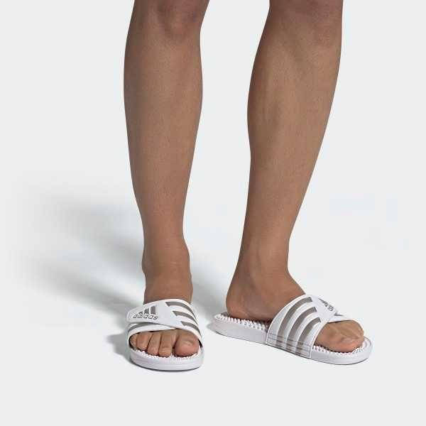 

Мужские шлепки слайдеры тапки на липучке Adidas Adissage 45 размер Оригинал, Белый