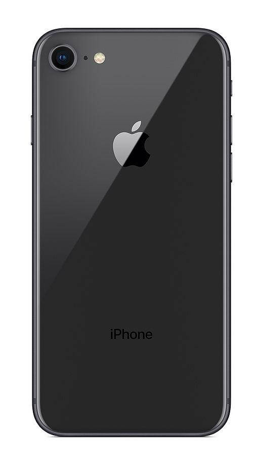 

Задняя крышка iPhone 8 со стеклом камеры Space Gray, Черный