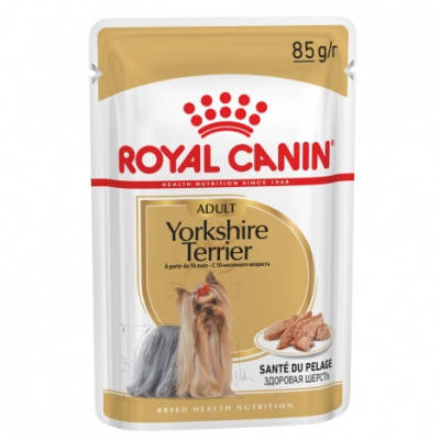 

ROYAL CANIN YORKSHIRE ADULT Влажный корм для собак породы Йоркширский терьер, 85 г