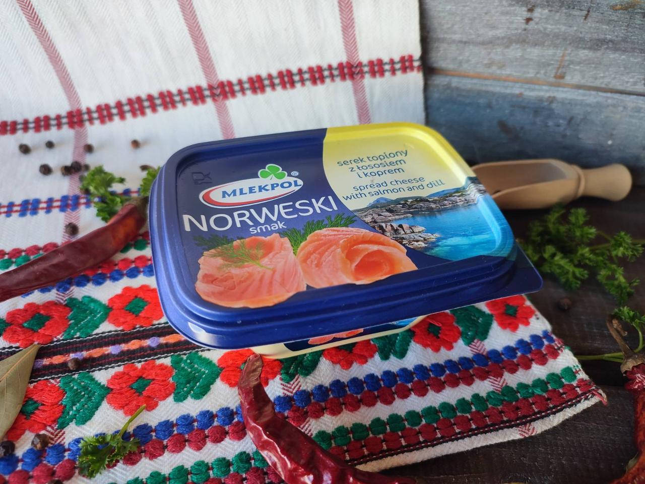 

Cырная намазка Norweski, Mlekpol 150гр