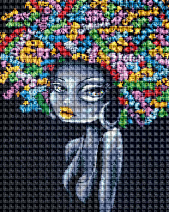

Алмазная мозаика ArtStory Стильная девушка 40*50см в коробке