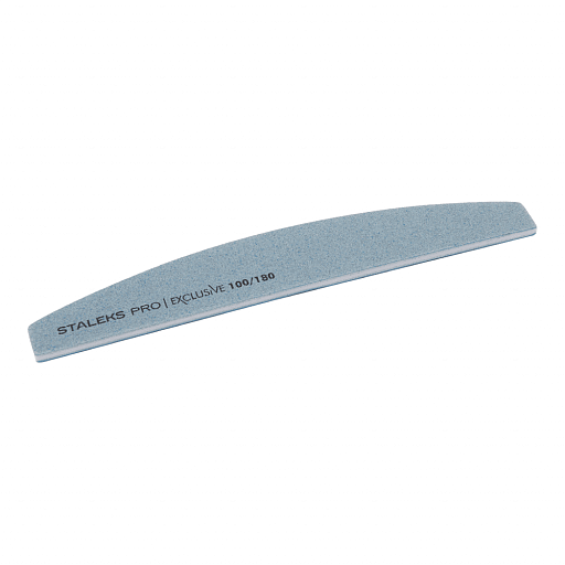 

Пилочка для ногтей полумесяц STALEKS PRO EXCLUSIVE, 100/180 грит, NFX-42/1