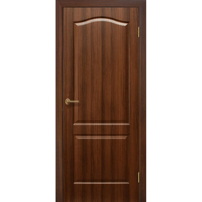 

Двери межкомнатные Омис Классика ПГ ПВХ глухая, цвет орех