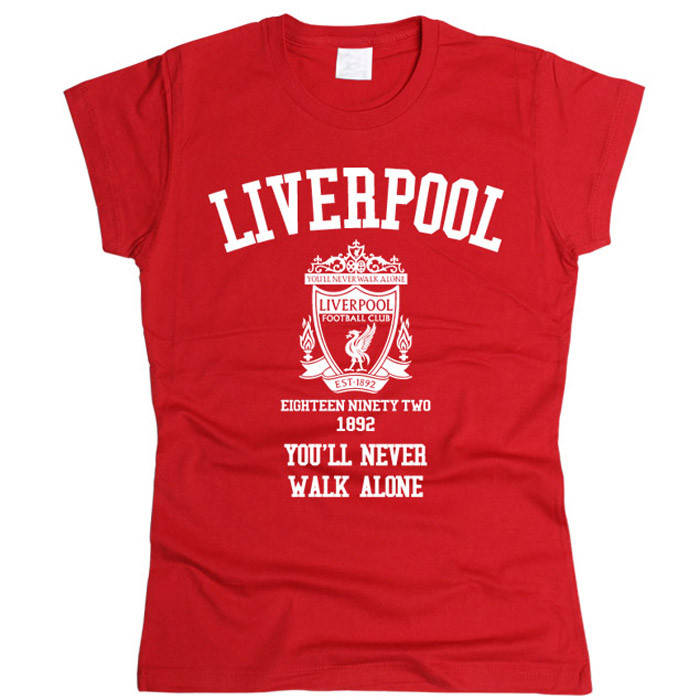 

Liverpool 02 Футболка женская M, Красный