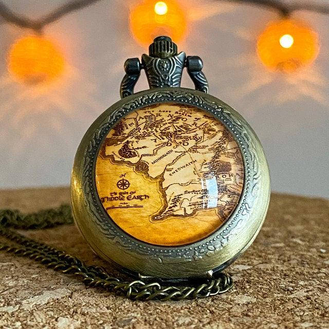 

Карманные часы карта Властелин колец / The Lord of the Rings