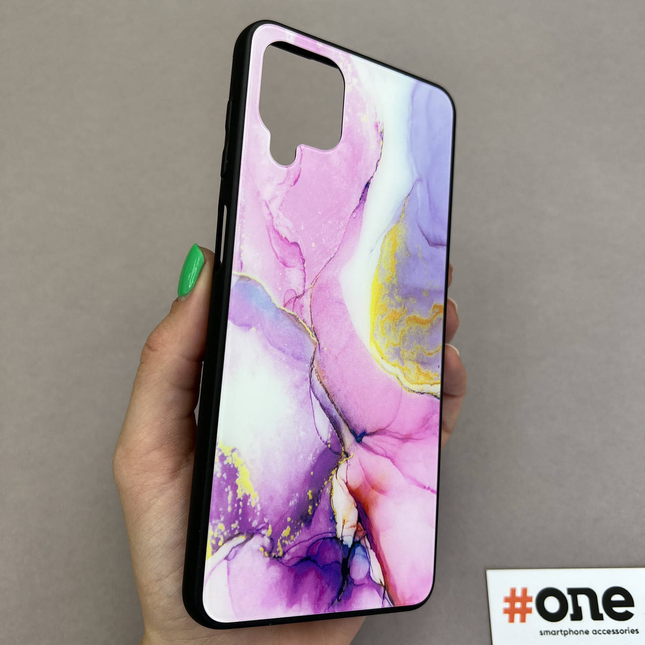 

Чехол для Samsung Galaxy A12 мраморный чехол на телефон самсунг а12 розовый U8K