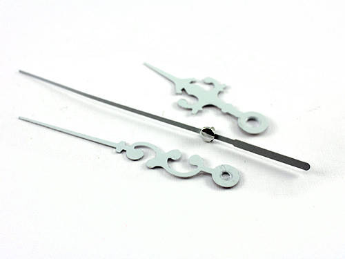 

Стрелки для часов, часового механизма, комплект из 3 стрелок, белые