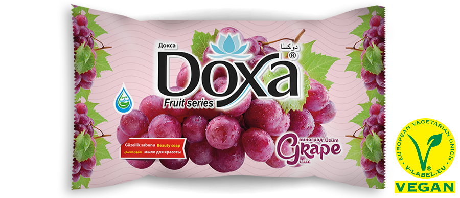 

Мыло фруктовое Виноград, 150г., DOXA