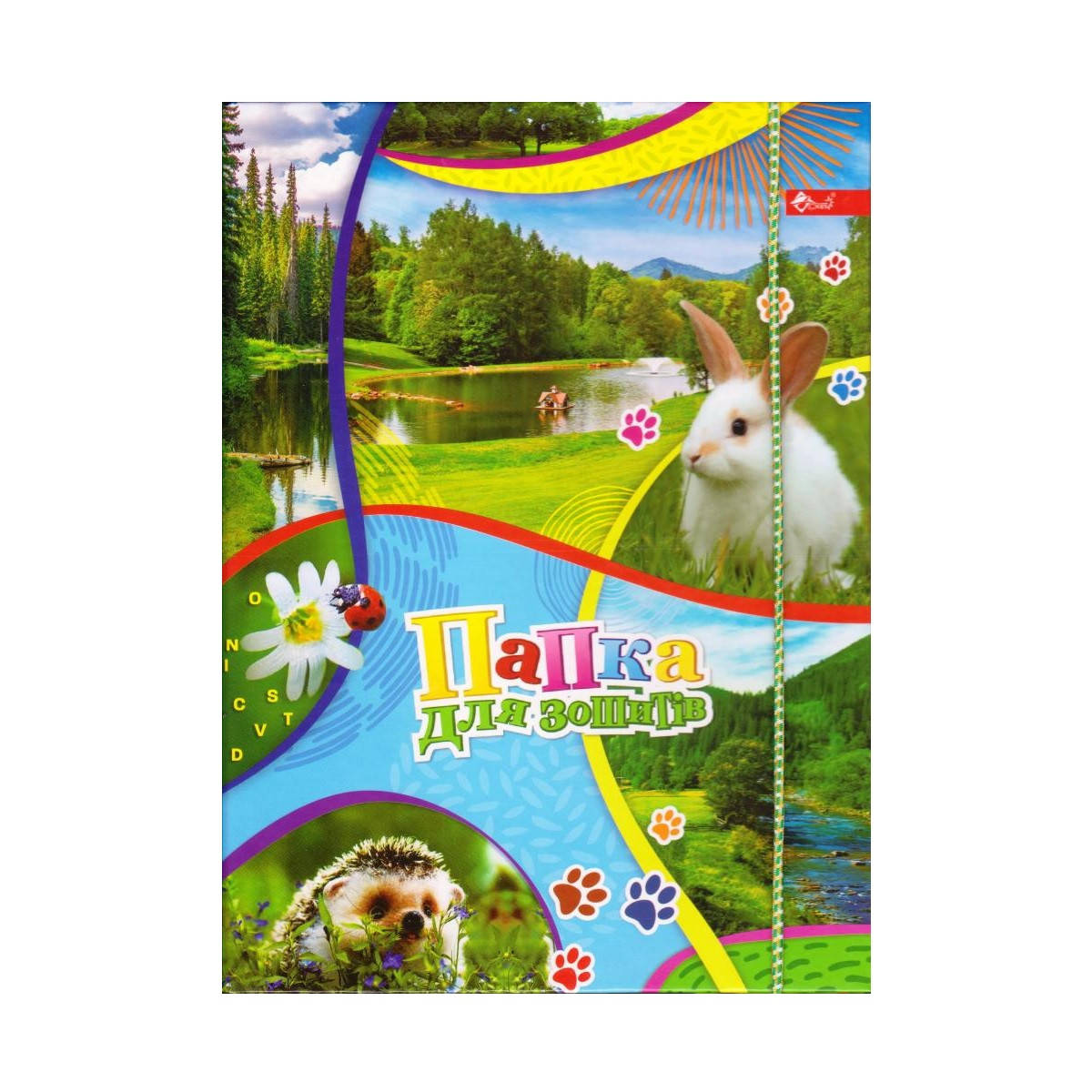 

Папка для тетрадей на резинке "Флора и фауна" УП-27