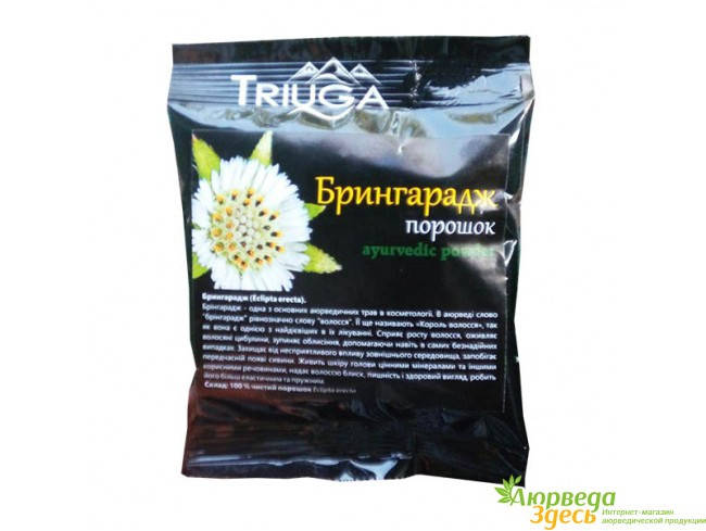 

Брингарадж порошок чурна Триюга, 50г, Bhringraj Churna, Triyuga, Аюрведа Здесь