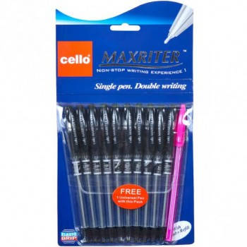 

Ручка масляная черная Cello Maxriter