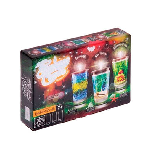 

Набор для создания гелевых свечей, 3 свечи, Danko Toys