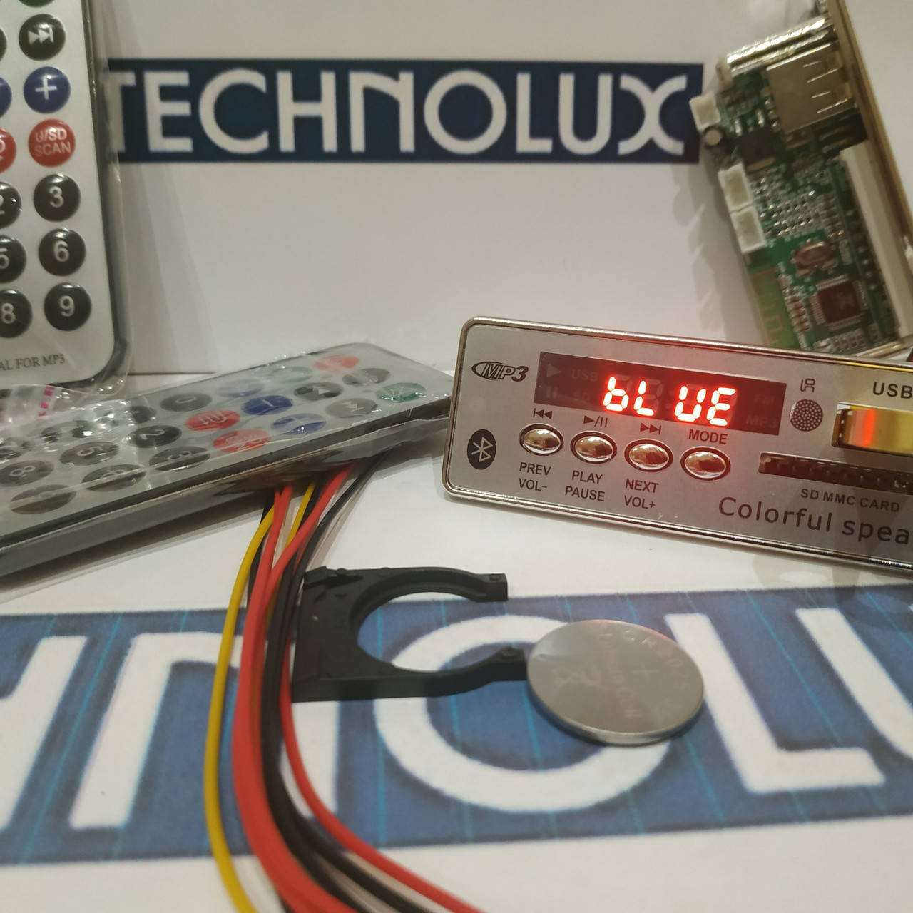 

ОРИГИНАЛ! АвтоБлютуз GREY стерео аудио модуль декодер WAV WMA MP3 Bluetooth SD USB FM