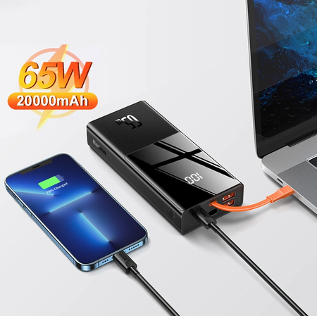 

Портативний зарядний пристрій PowerBank Baseus 20000 mAh 65W