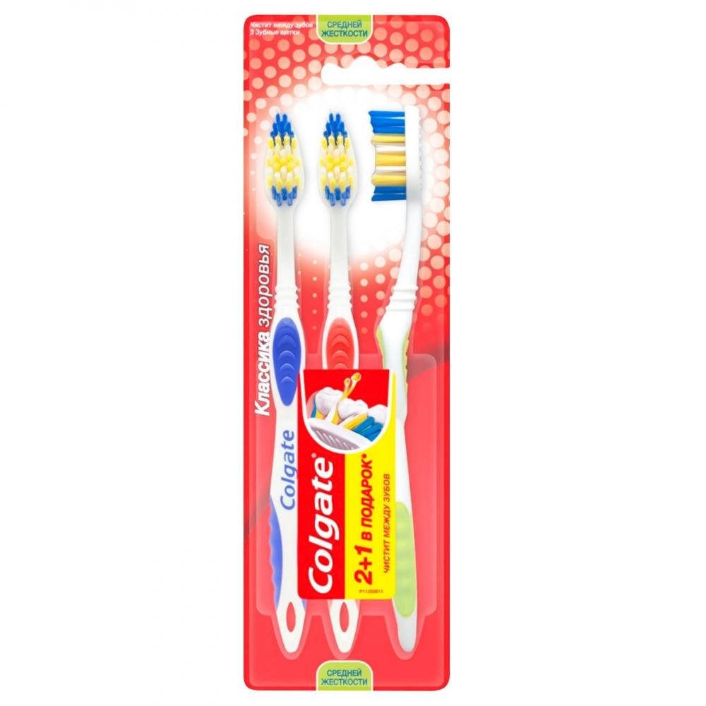 

Зубная щетка "Colgate" классика плюс 2+1