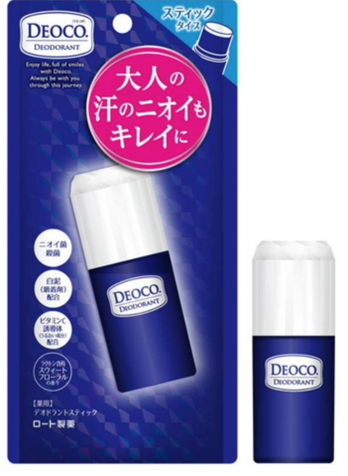 

Дезодорант стик Deoco с запахом юнности, ROHTO