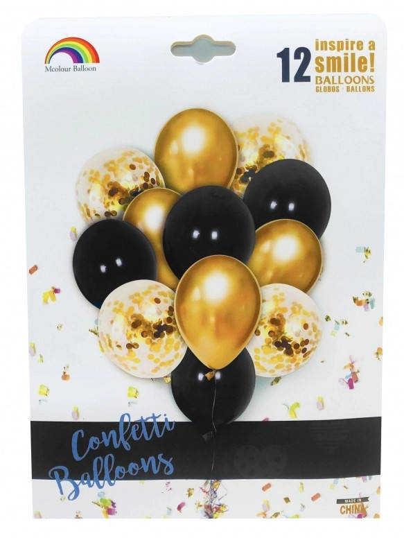 

Набір латексних куль "Чорний з Золотом" Вир-во: Китай., Черный