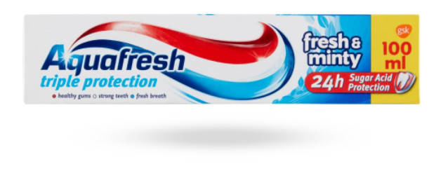 

Зубная паста Aquafresh освежающая мята 100 мл