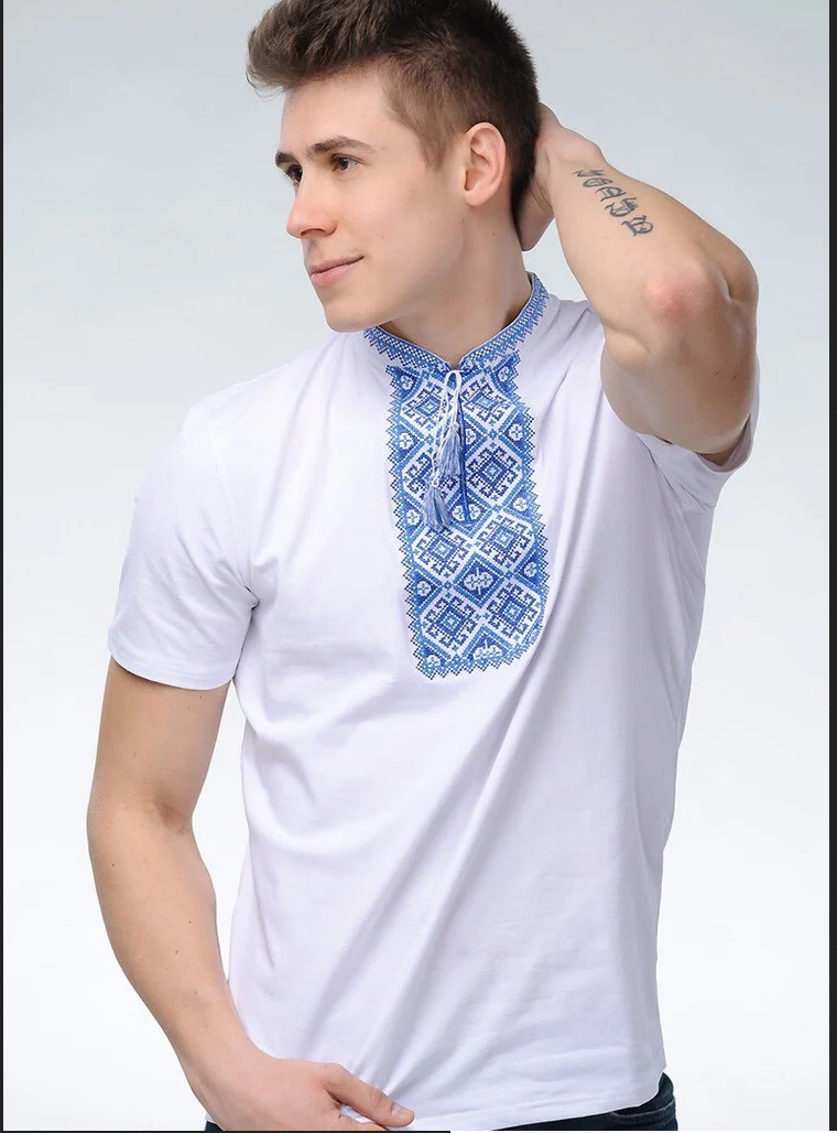 

Р-р 44-58, Вышиванка футболка мужская, Вишиванка чоловіча, трикотажна