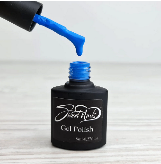 

Гель лак для ногтей Sweet Nails голубой №28 8мл