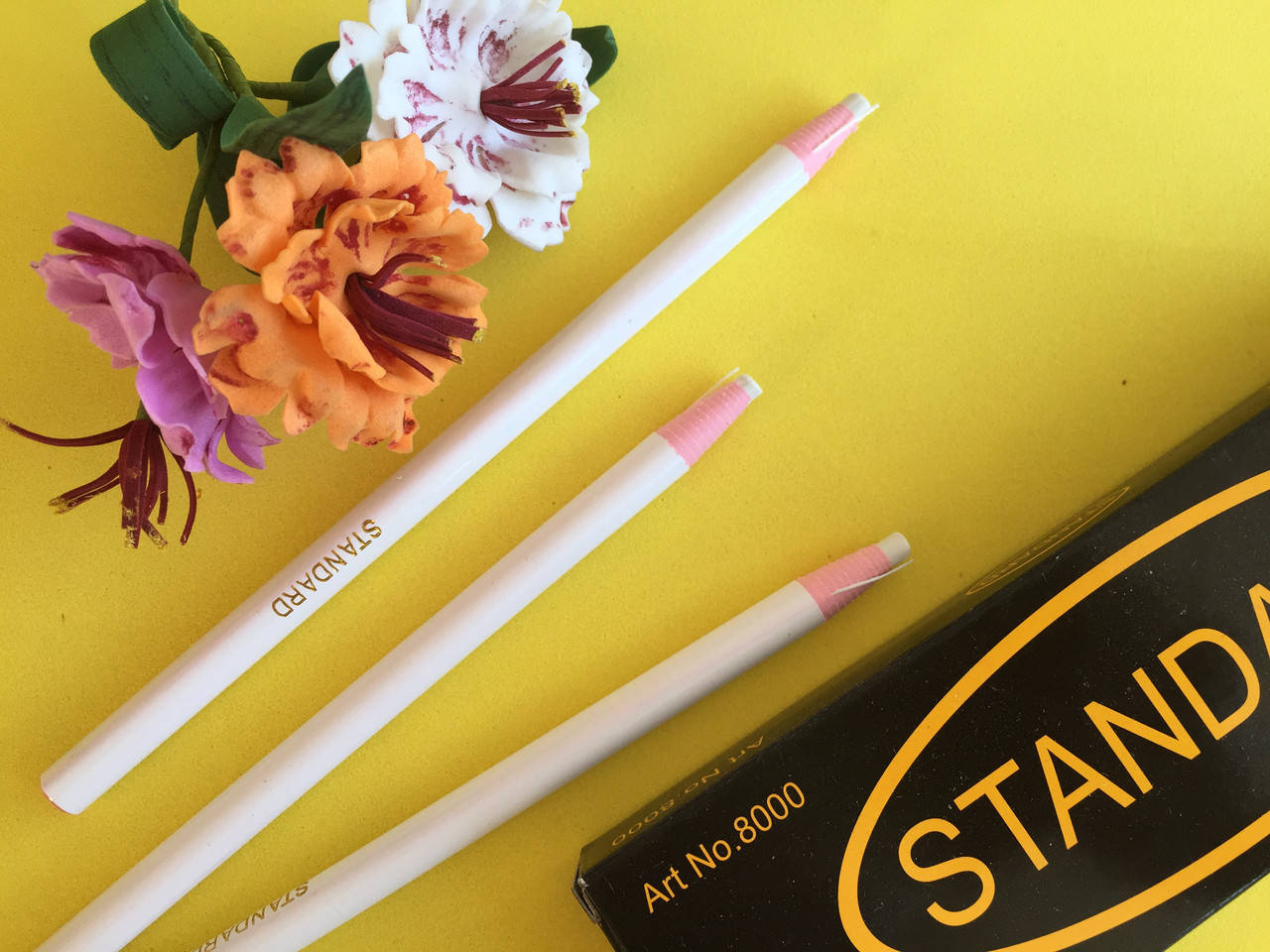 

Карандаш портновский для разметки ткани "Standart" (исчезающий) белый