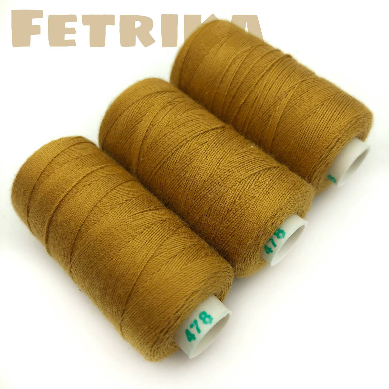 

Нитки джинсовые Dor Tak 20/3, Янтарный № 478, 200 ярдов