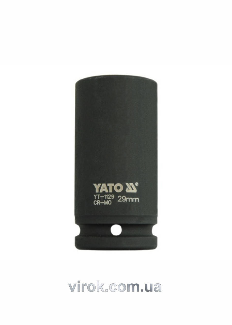 

Головка торцевая ударная шестигранная YATO 3/4" М29 х 90 мм YT-1129
