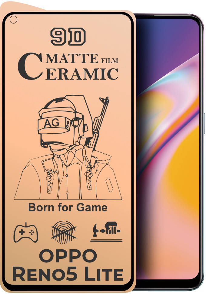 

Защитная пленка керамическая Ceramic OPPO Reno5 Lite (матовая) (ОППО Рено 5 Лайт)