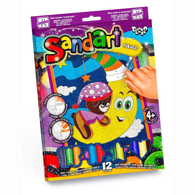 

Набор для творчества DankoToys DT SA-02-01 Фреска Sand Art из песка