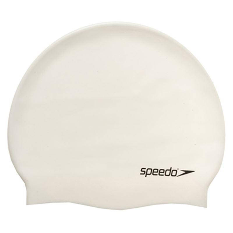 

Шапочка для плавания Speedo Plain Moulden Silicon CAP 8-709910010 белая (оригинал)