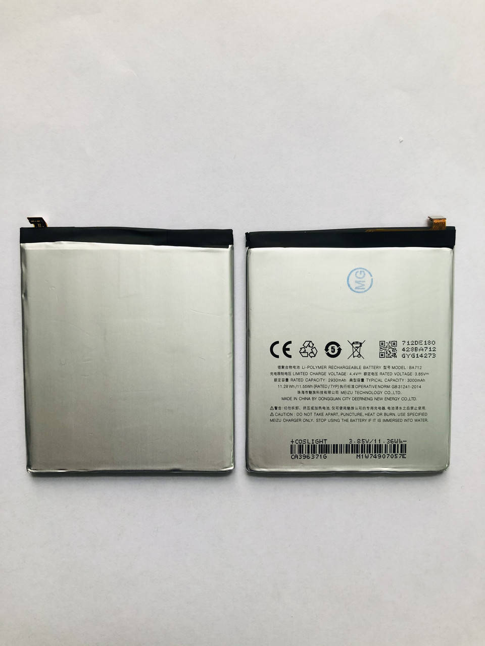 

Аккумулятор BA712 (Li-polymer 3.85V 3000mAh) для мобильного телефона Meizu M6s
