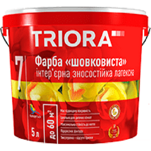 

Краска шелковисто-матовая интерьерная "TRIORA" 7 10,0 л, Белый
