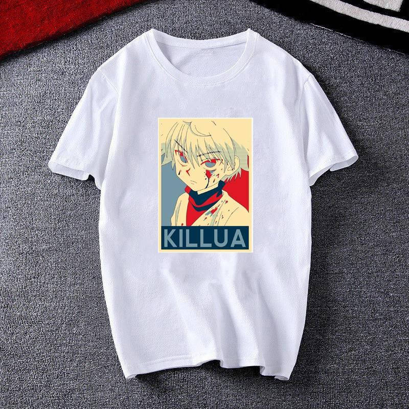 

Футболка Hunter × Hunter мужская белая хантер х хантер Killua