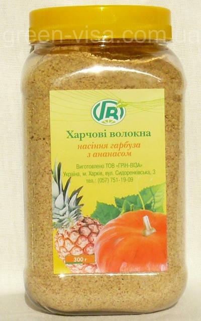 

Пищевые волокна тыквы с ананасом