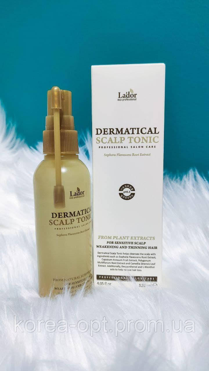 

Тоник для кожи головы против выпадения волос Lador Dermatical Scalp Tonic 120 мл