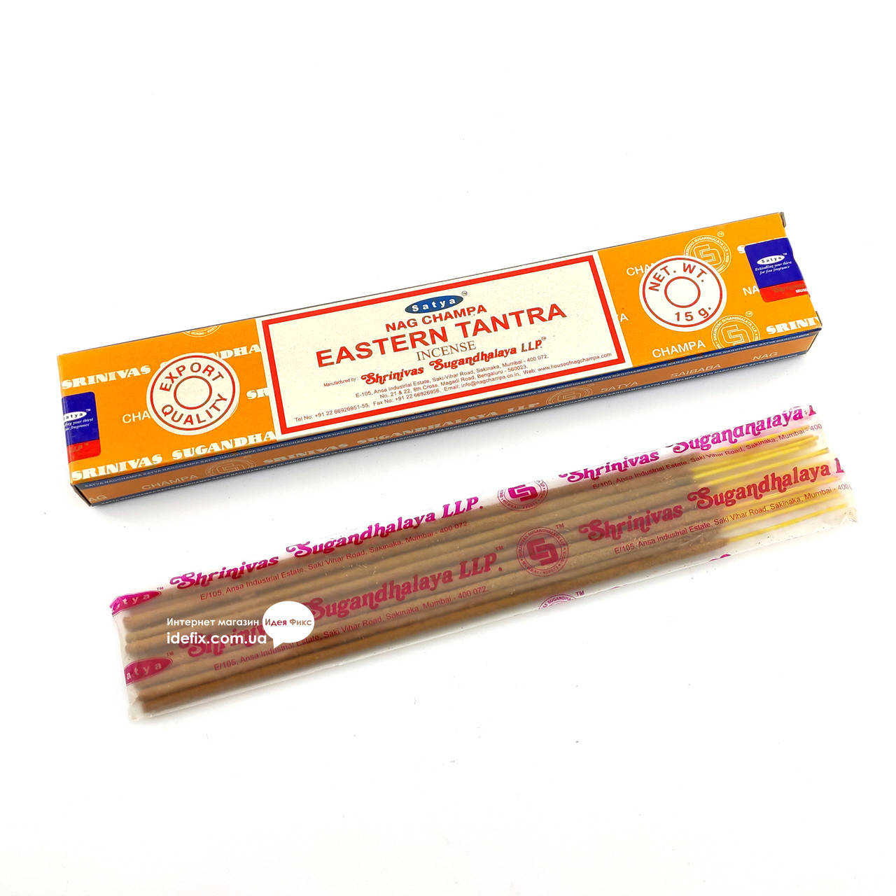 

Благовоние Eastern Tantra Satya 15 грамм. Аромапалочки Восточная Тантра (32490)