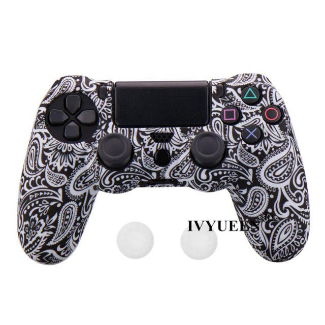 

Чехол силиконовый для геймпада PS4 Dualshock 4 White Leaf
