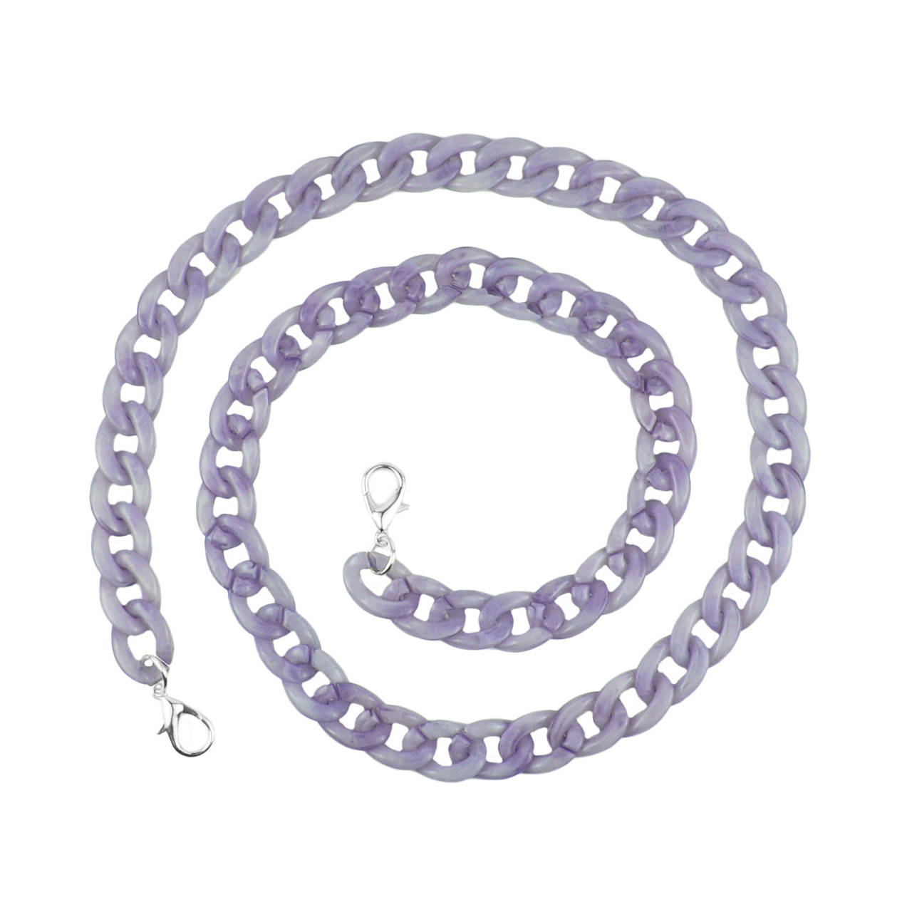 

Акриловий ланцюг 115 см, Лаванда