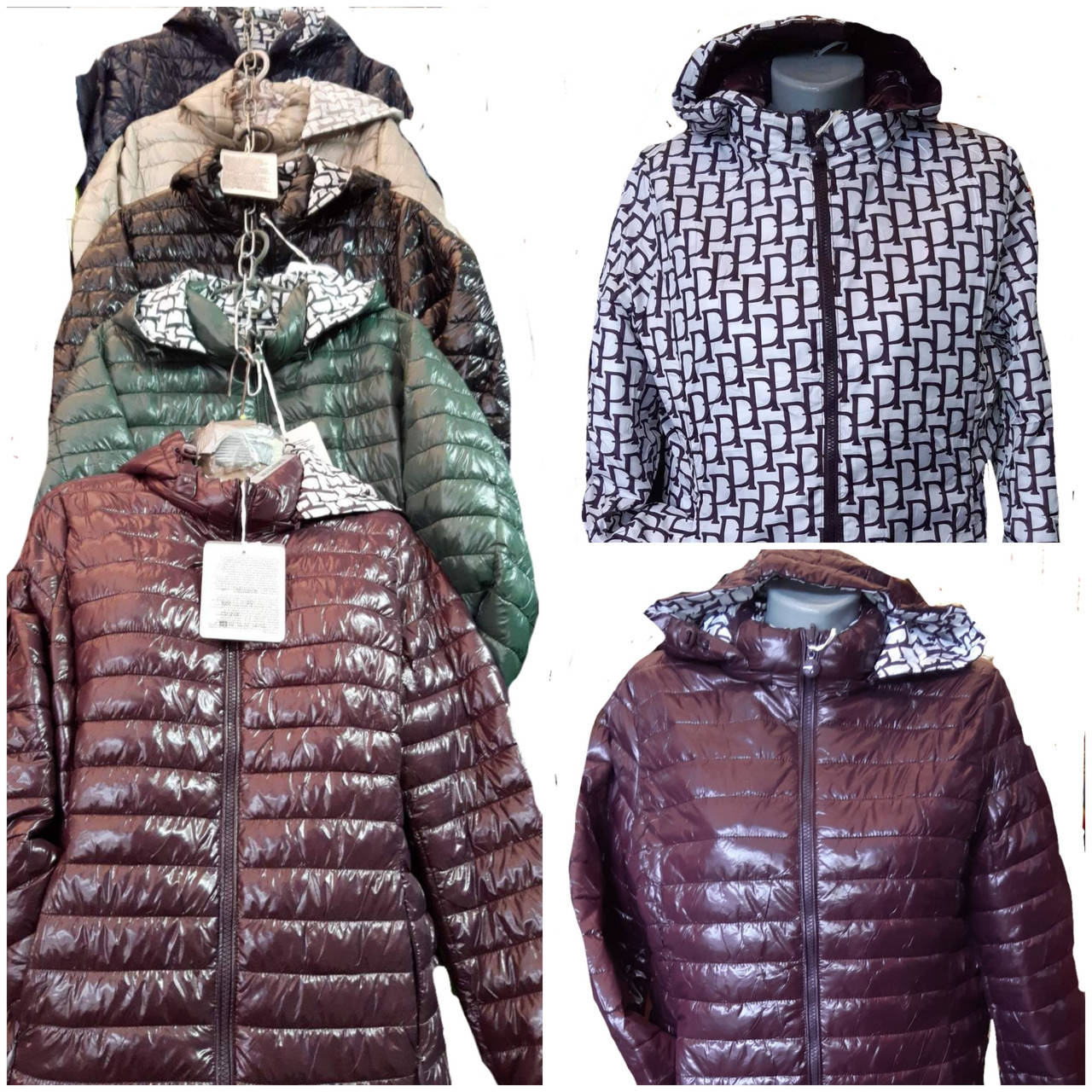 

Женские куртки весенние двусторонние с капюшоном